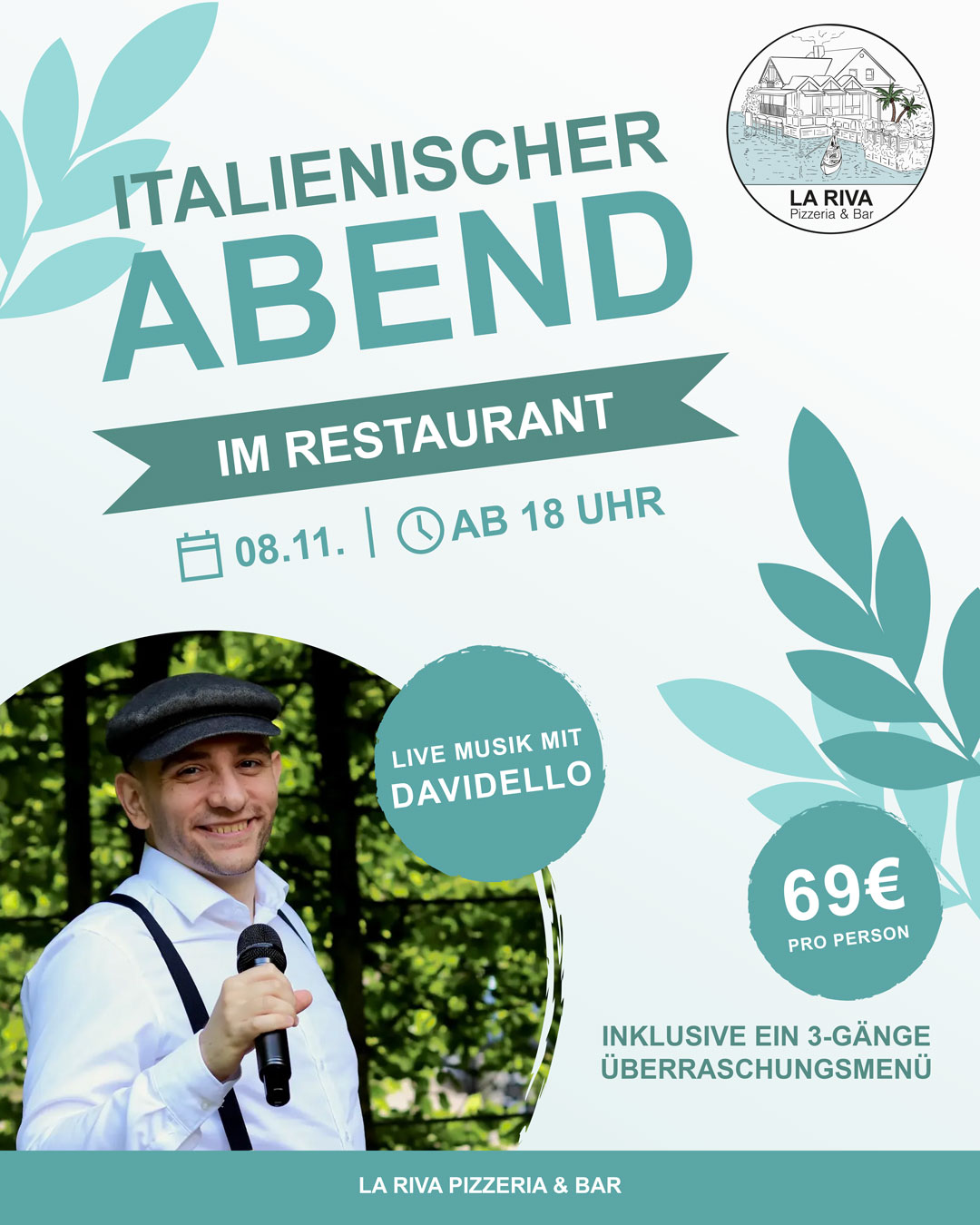 Italienischer Abend im Restaurant La Riva